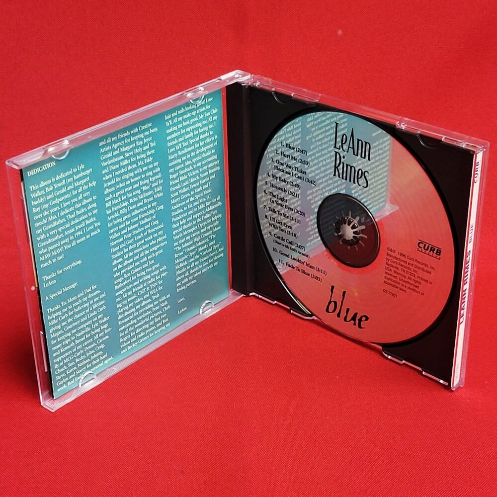 LeAnn Rimes Blue CD 1996 - Picture 5 of 8
